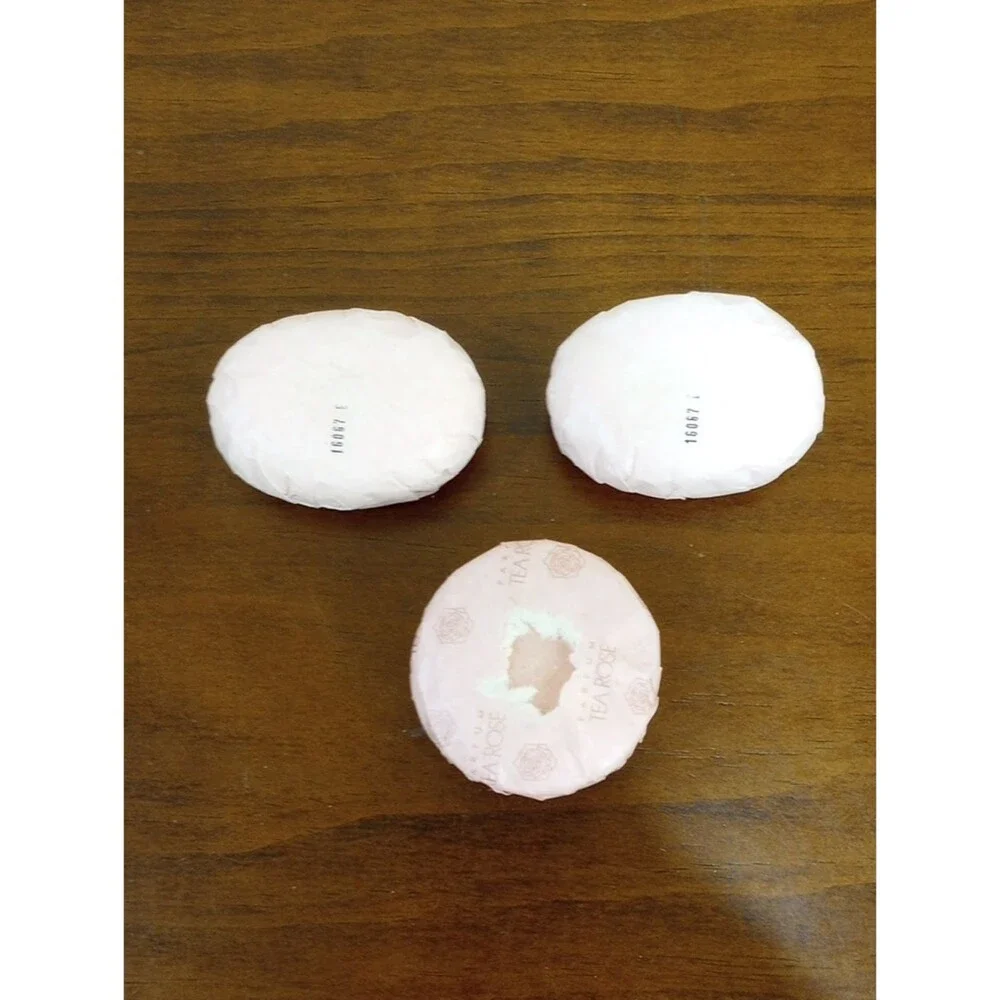 Fancy Scented Bath Soap, Set of 3 - Vintage!